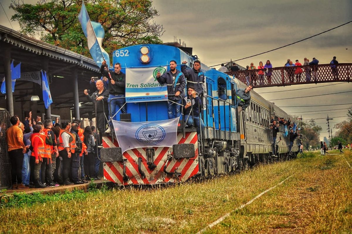 La ciudad recibe por primera vez al Tren Solidario - Cada Mañana